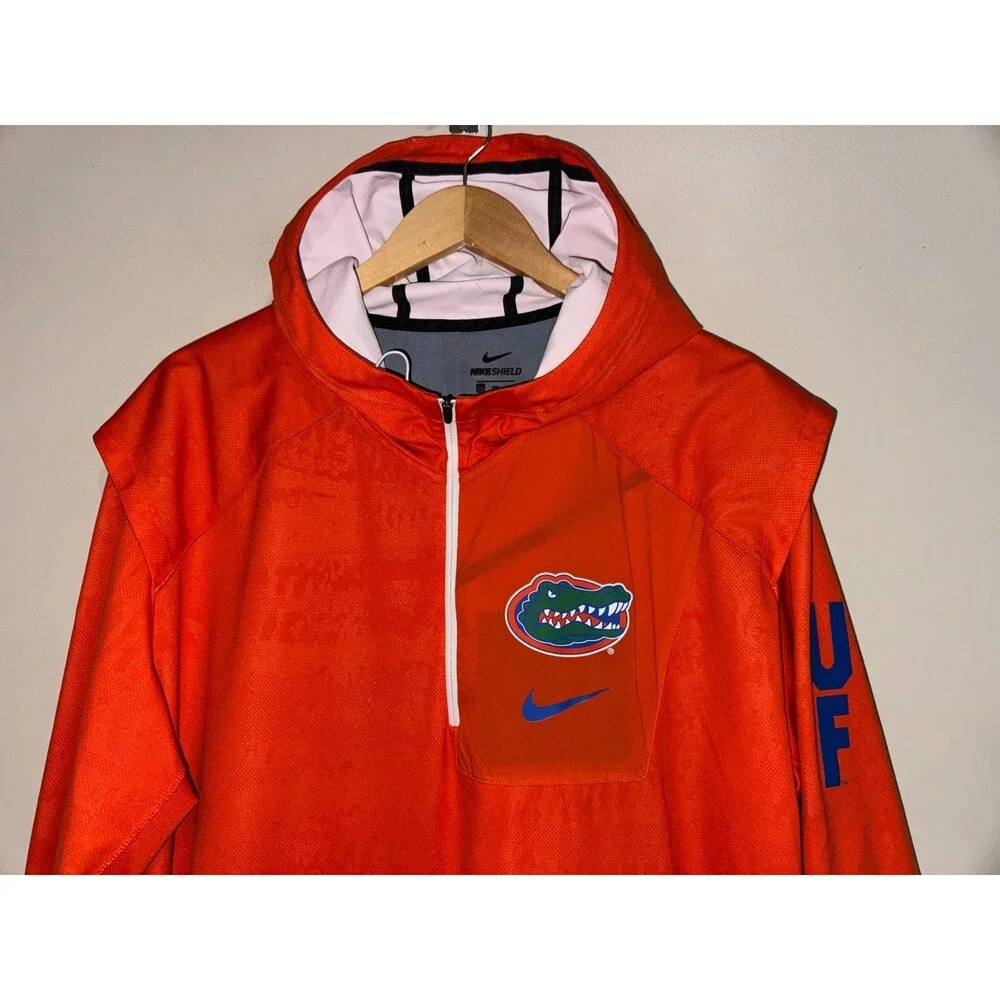 Men's 2XL Nike Florida Gators Football Team Issued PE Alpha Fly Rush Jacket NCAA